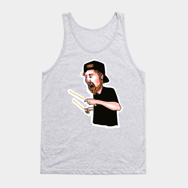 drummer.  make some noise Tank Top by barbasantara